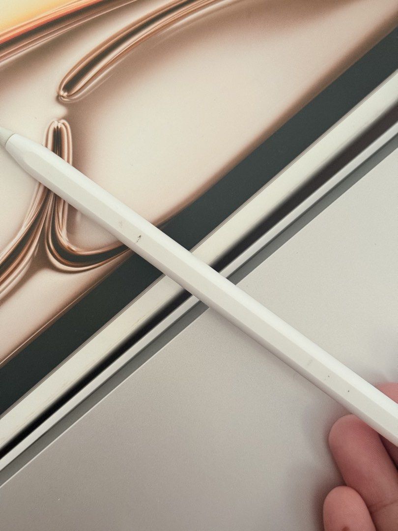 [AUTHENTIC] iPad Air 7 M3 Starlight with Authentic Apple Pencil Pro (Category: iPad) located in Manila. Submitted by babygirlie.ocean (Listing ID 1461882207, Image 3). Description: [AUTHENTIC] iPad Air 7 M3 Starlight with Authentic Apple Pencil Pro - Php 37k (36,500 if pick up in Taft) - 256 gb - Starlight color - With apple pencil pro (with box) - With box, black case, charger - Still in good condition, barely used - With mild scratches but a bi