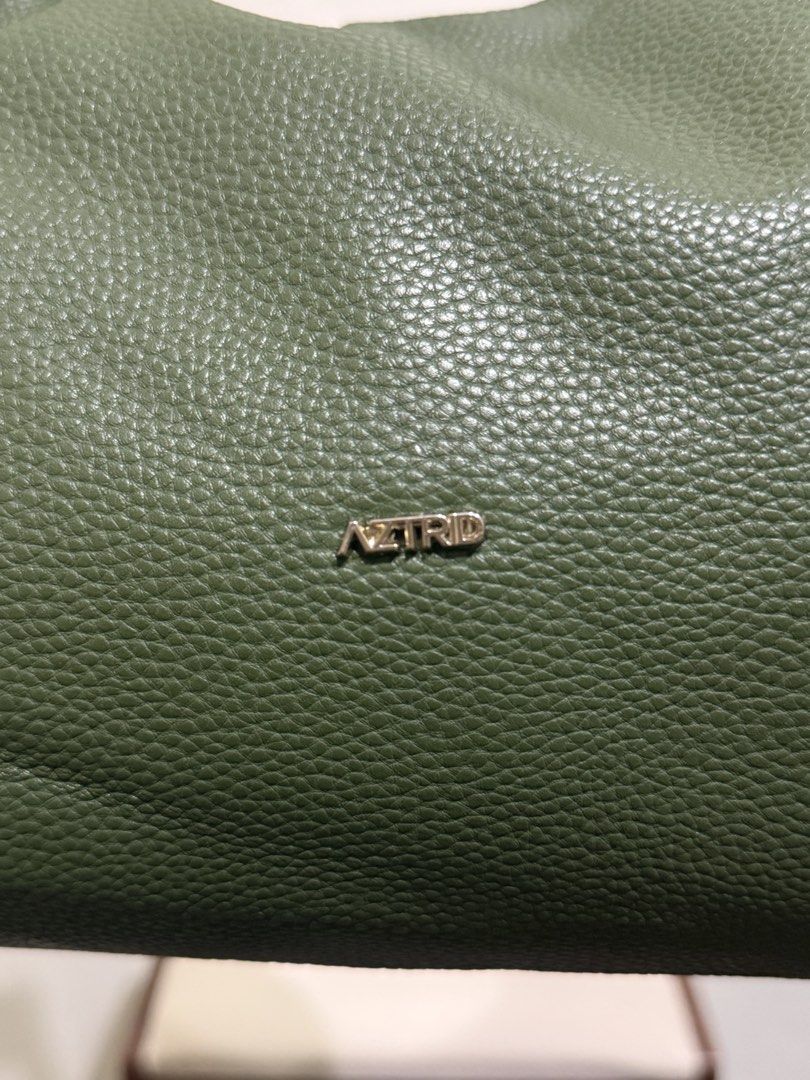 Aztrid Jojo Medium Hobo Bag (Category: Shoulder Bags) located in Cagayan de Oro. Submitted by soidee (Listing ID 1461906067, Image 3). Description: Aztrid Jojo Medium Hobo Bag in Forest Green RFS: not using it anymore.
