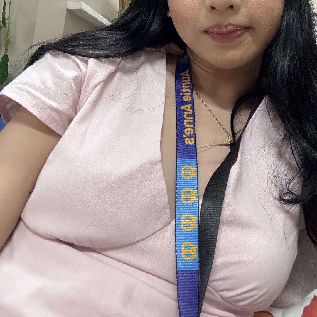 Basic Fits Clothing Baby Pink Linen Top (Category: Blouses) located in Manila. Submitted by urpradabae (Listing ID 1461923242, Image 2). Description: Used it once! RFS: decluttering.