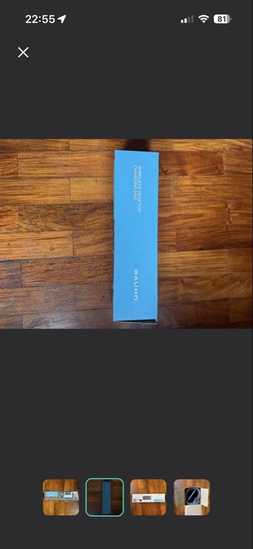 Baughn Wireless Desktop Charging Mat (Category: Chargers) located in Pasig City. Submitted by paulinestarfish (Listing ID 1461965481, Image 2). Description: Box is old, but item is new Price is non-negotiable Sorry about the photos, accidentally marked it as sold .