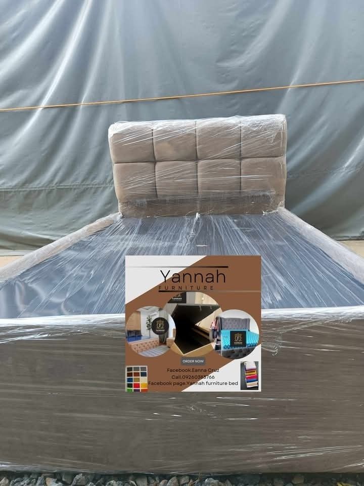 Bed frame only (Category: Bed Frames & Mattresses) located in Marikina City. Submitted by eannacruz27 (Listing ID 1461950163, Image 2). Description: ❕BERMONTH SALE SALE SALE❕ Would you like to sleep like this, especially in the cold season ☃️come and order a bed frame from us Good Quality And you won't regret it Besides from queen or king size we still have freebies on the side table💕So More inquires now ▫️freedelivery depends on the distance fr