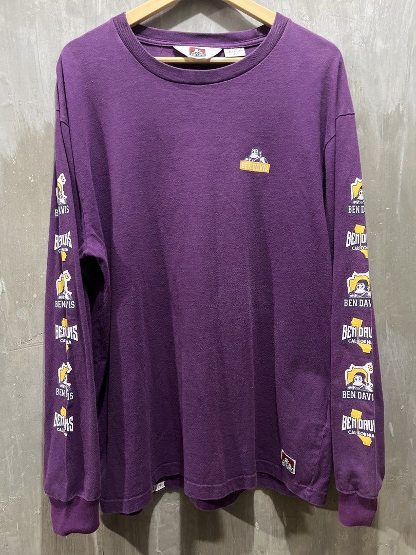 Ben davis purple long-sleeve shirt (Category: Activewear) located in M'Lang. Submitted by dorkfive18 (Listing ID 1461960232, Image 1). Description: Size: XL Dimes: 22x28 No issue Color rate: 9.5/10.
