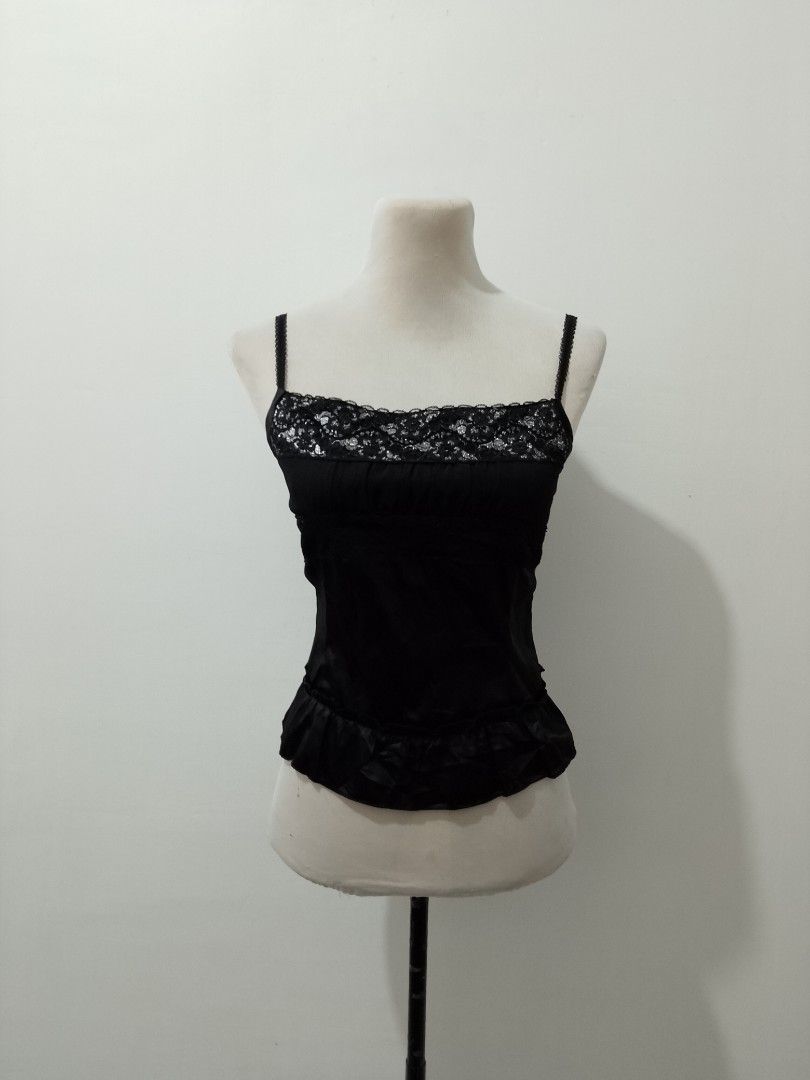 Black Gothic babydoll top (Category: Sleeveless) located in Cotabato. Submitted by winonasallure (Listing ID 1461890669, Image 1). Description: size: small.
