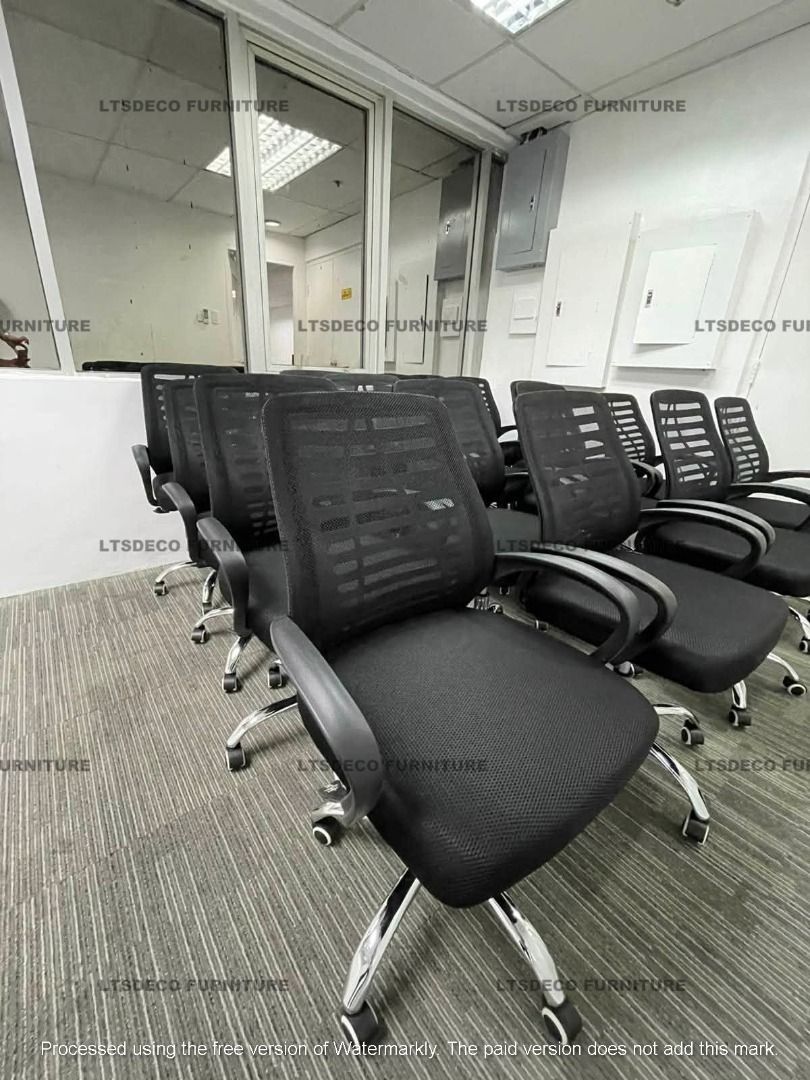 Black Mesh Back Office Chairs with Wheels (Category: Office Furniture & Fixtures) located in Quezon City. Submitted by mendez-21l09 (Listing ID 1461804416, Image 1). Description: LTSDECO Home and Office Furniture Trading MANUFACTURER • FABRICATOR • SUPPLIER 📲 V i b e r : +63 923 841 8065 HIGHER PRICE, BUT WORTH IT BECAUSE OF THE QUALITY🔥 ❤️‍🔥 😍 🤩 👀 💯 🚀 LTSDECO Home and Office Furniture Trading is a trusted manufacturer, fabricator, and su