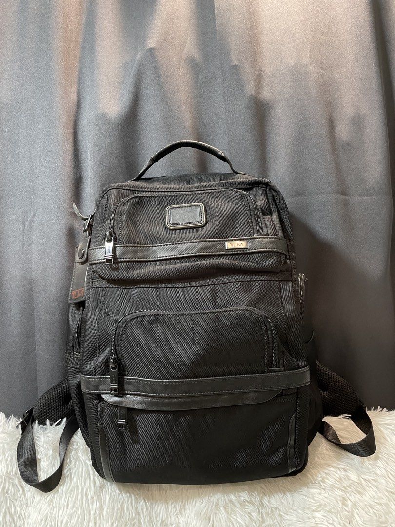 black TUMI Alpha 3 Brief Pack (Category: Luxury Bags & Wallets) located in Davao. Submitted by lwky_thrift (Listing ID 1461995129, Image 1). Description: TUMI Alpha 3 Brief Pack Excellent Condition Kindly Duoble Check The Attached Photos.