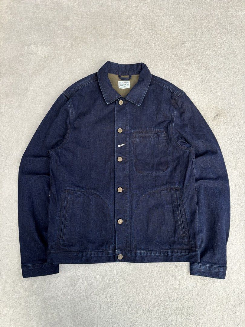 Blue Blue Japan Indigo Dyed Denim Jacket (Category: Coats, Jackets and Outerwear) located in Baguio. Submitted by thecollector2600 (Listing ID 1461954573, Image 1). Description: Quality!! Medium to large 21” x 25”.