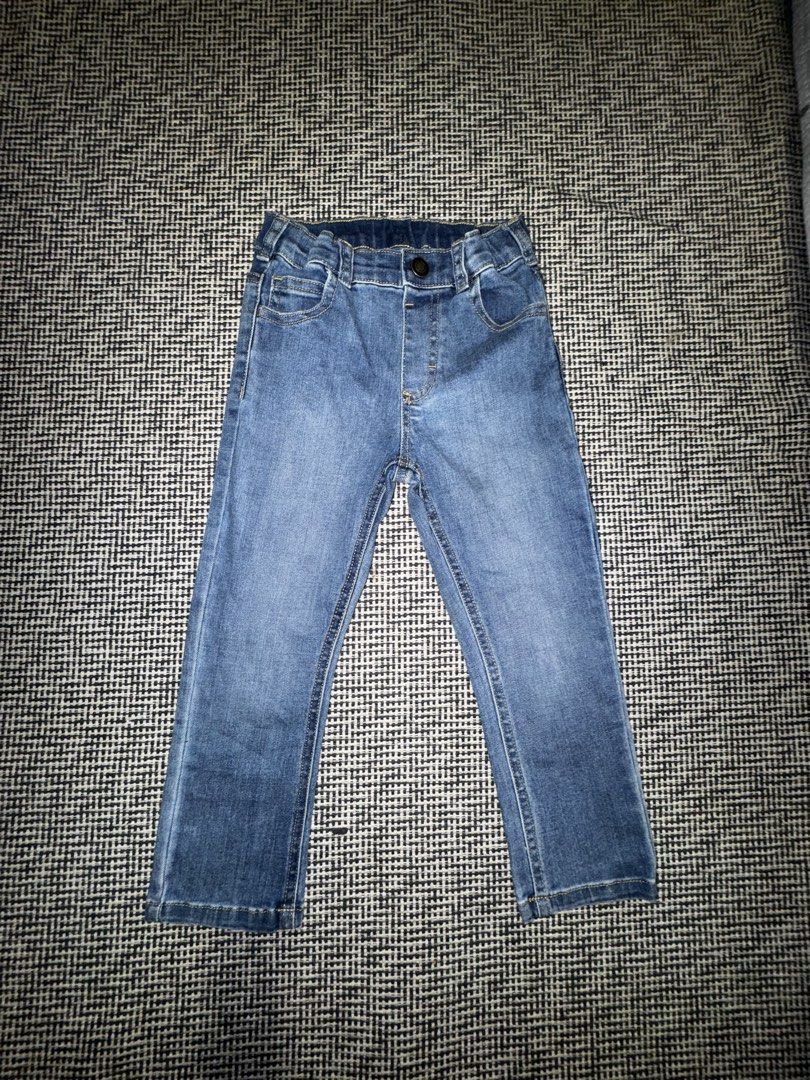 Blue Denim Pants Kids (Category: Babies & Kids Fashion) located in Quezon City. Submitted by coolmomma (Listing ID 1461976014, Image 1). Description: Brand Garanimals 22 in. 4T.