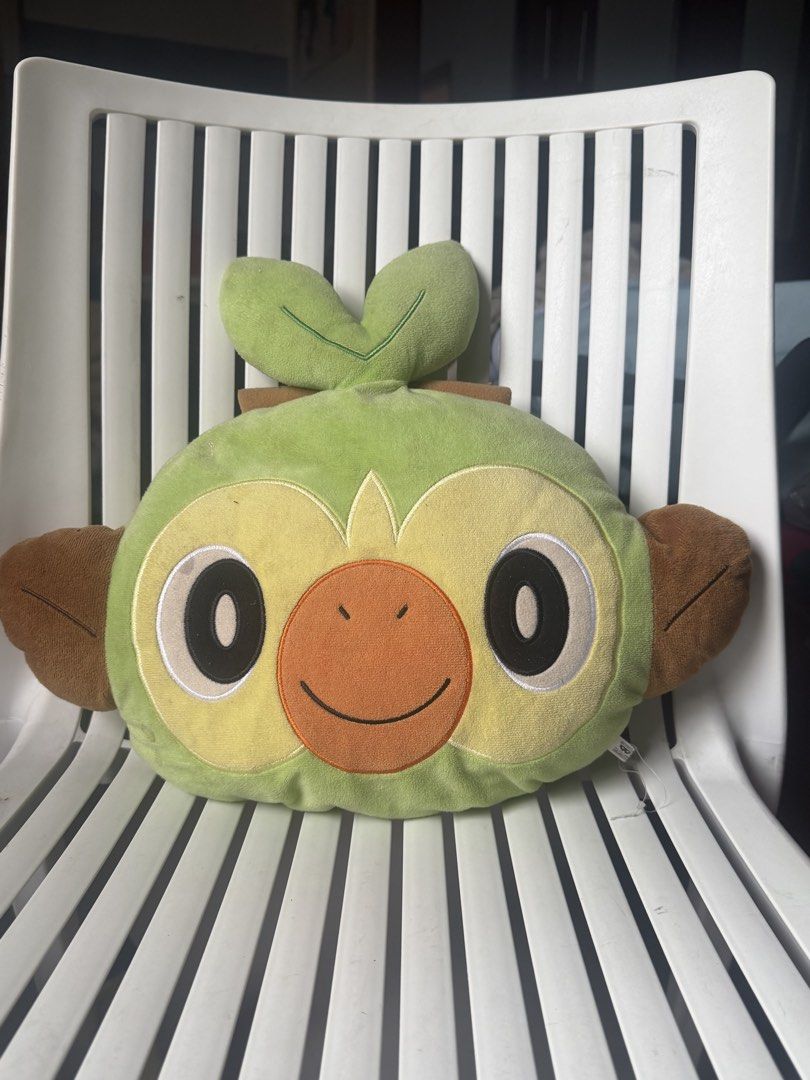[BP] Grookey Pokemon Pillow (Category: Plushies & Soft Toys) located in Manila. Submitted by trainera (Listing ID 1461833834, Image 1). Description: .