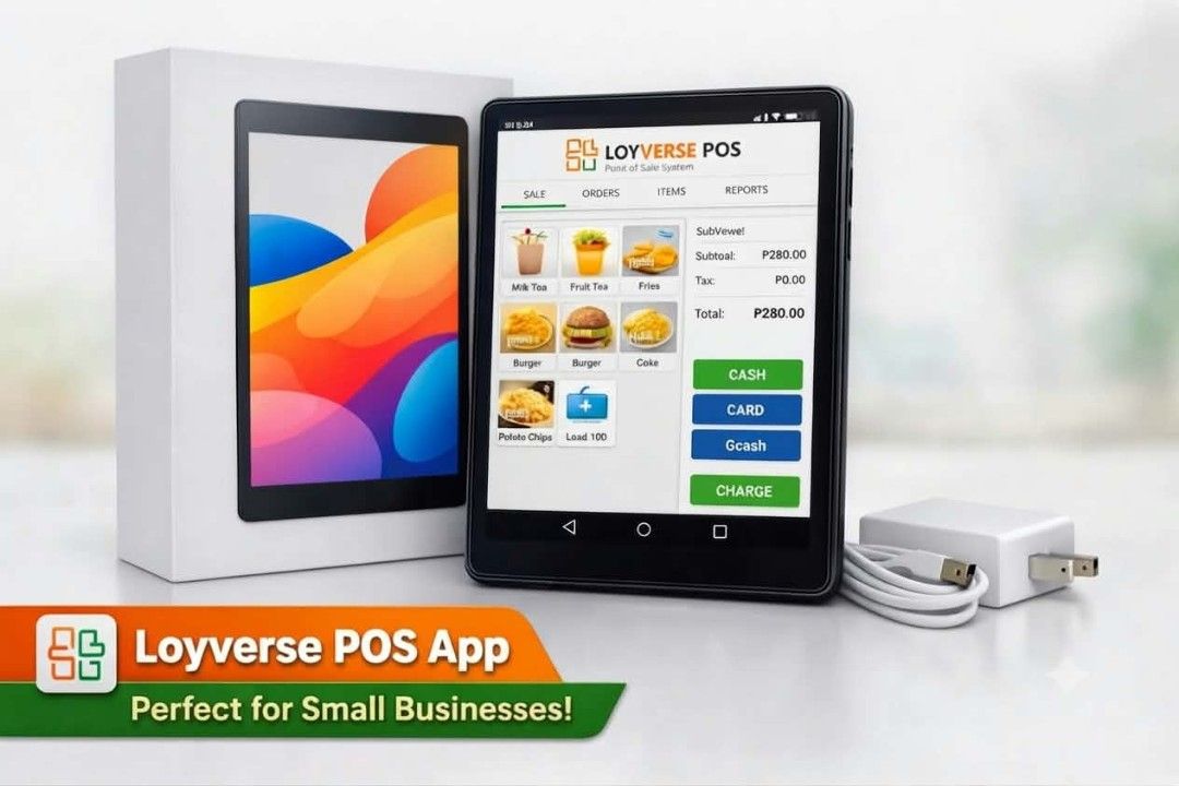 Brand new tablet bundle (Category: Android) located in Manila. Submitted by singko_buy_and_sell_05 (Listing ID 1461807797, Image 2). Description: Title: 📦 Business Bundle: Brand New Tablet with GCASH Tracker + POS SystemDescription: 📱 Brand new tablet (with box) na may naka‑install na GCASH Tracker App at POS System — kumpletong pang‑negosyo setup para sa milk tea shop, sari‑sari store, o mini café!✔️ Cash In at Cash Out tracking ✔️ Buy Load at