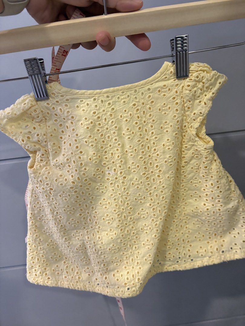 BRANDED YELLOW EYELET BLOUSE TOP (1-2y) (Category: Babies & Kids Fashion) located in Lipa City. Submitted by upcycle_alley (Listing ID 1461950246, Image 2). Description: .