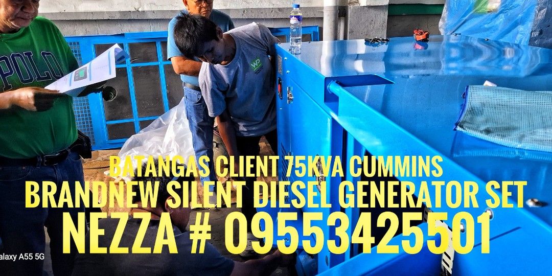 BRANDNEW UNITS (Category: Construction & Building Materials) located in Marikina City. Submitted by janezza (Listing ID 1461870999, Image 2). Description: TRUSTED DIRECT SUPPLIER NATIONWIDE‼️ BRAND NEW SILENT DIESEL GENERATOR SET NEZZA # 09553425501 DELIVER & INSTALL NATIONWIDE 24 / 7 AFTERSALE SUPPORT TRUE RATED POWER TRUSTED SUPPLIER NATIONWIDE ✅️CUMMINS ✅️PERKINS ✅️ISUZU ✅️FAWDE ✅️YANGDONG ✅️ATS ✅️MTS ✅️FREE COMMISSION & TESTING ✅️FREE SITE VI