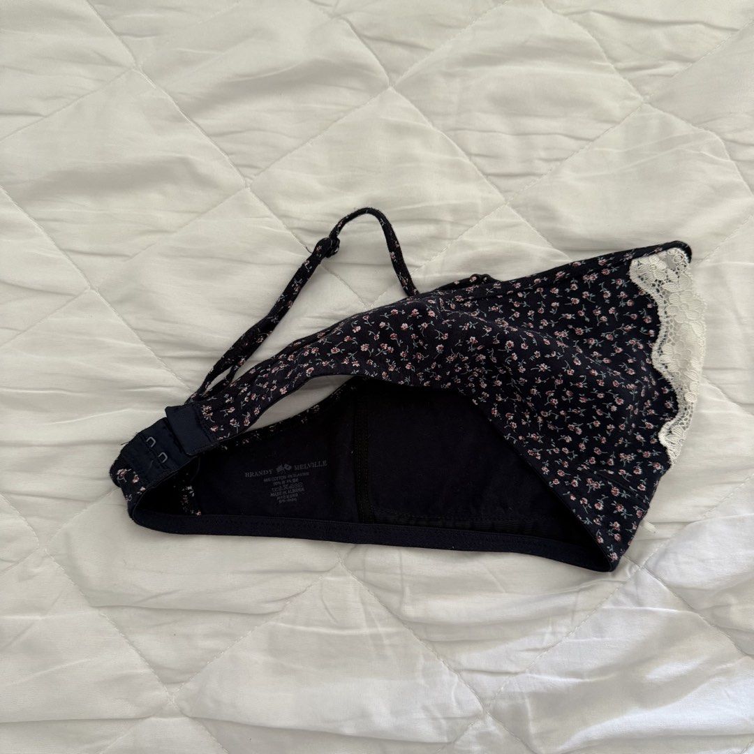 Brandy Melville Lace Bralette (Category: Undergarments & Loungewear) located in Davao. Submitted by aug_amari (Listing ID 1461810588, Image 3). Description: size XS-S didn't use from US.