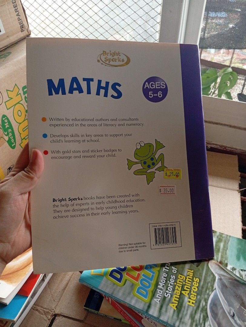 Bright Sparks Maths Workbook Ages 5-6 (Category: Textbooks) located in La Trinidad. Submitted by cla.rissa317 (Listing ID 1461961674, Image 2). Description: 🌻❣️AVAILABLE❣️🤗🌿 Authentic Books Well Used, expect dents, creases, foxing, tanning...etc Location: Benguet Kindly message me for more inquiries and for your orders, thank you. I'll send more photos upon request☺️ For Dropping (COP/GCash) 🍂Malcolm Square, Baguio 🍂Km5, Pico, La Trinidad ‼️