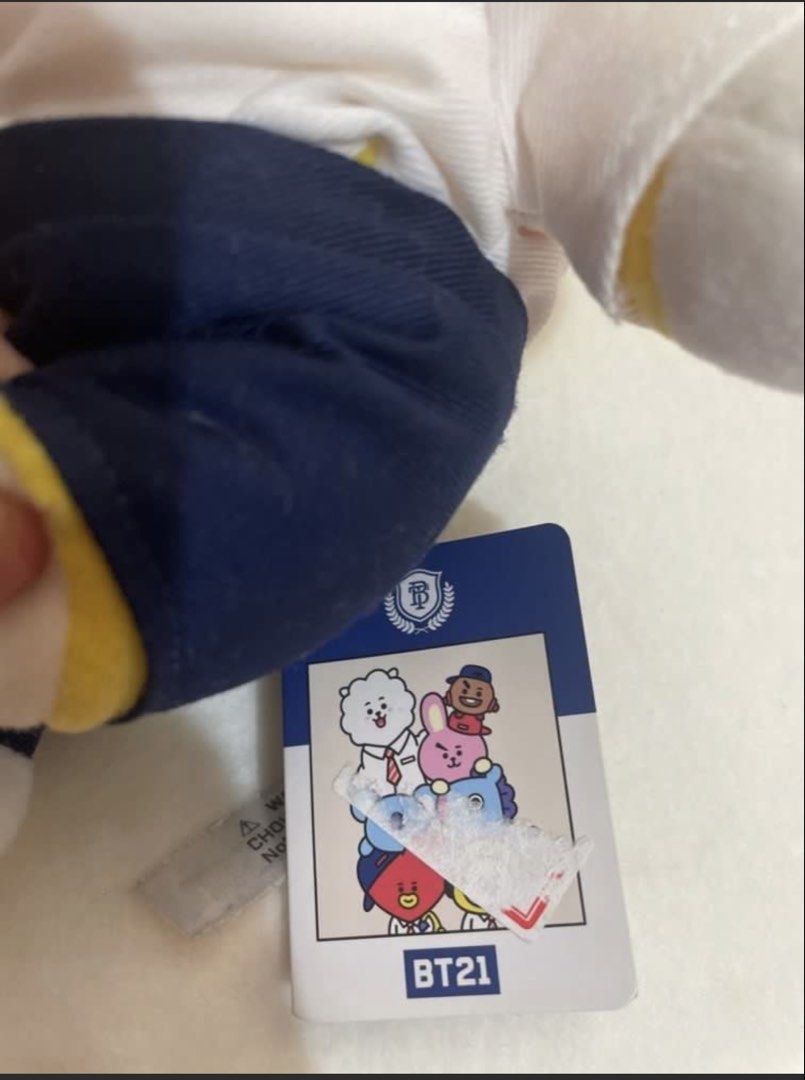BT21 Chimmy After School Plush Doll (Category: Plushies & Soft Toys) located in Makati City. Submitted by shemiyu (Listing ID 1462029402, Image 2). Description: - Adorable Chimmy plush doll from BT21. - Features a cute school uniform outfit: white shirt, blue shorts, striped tie. - Ideal for BTS fans and collectors. - Brand new with original tags attached..