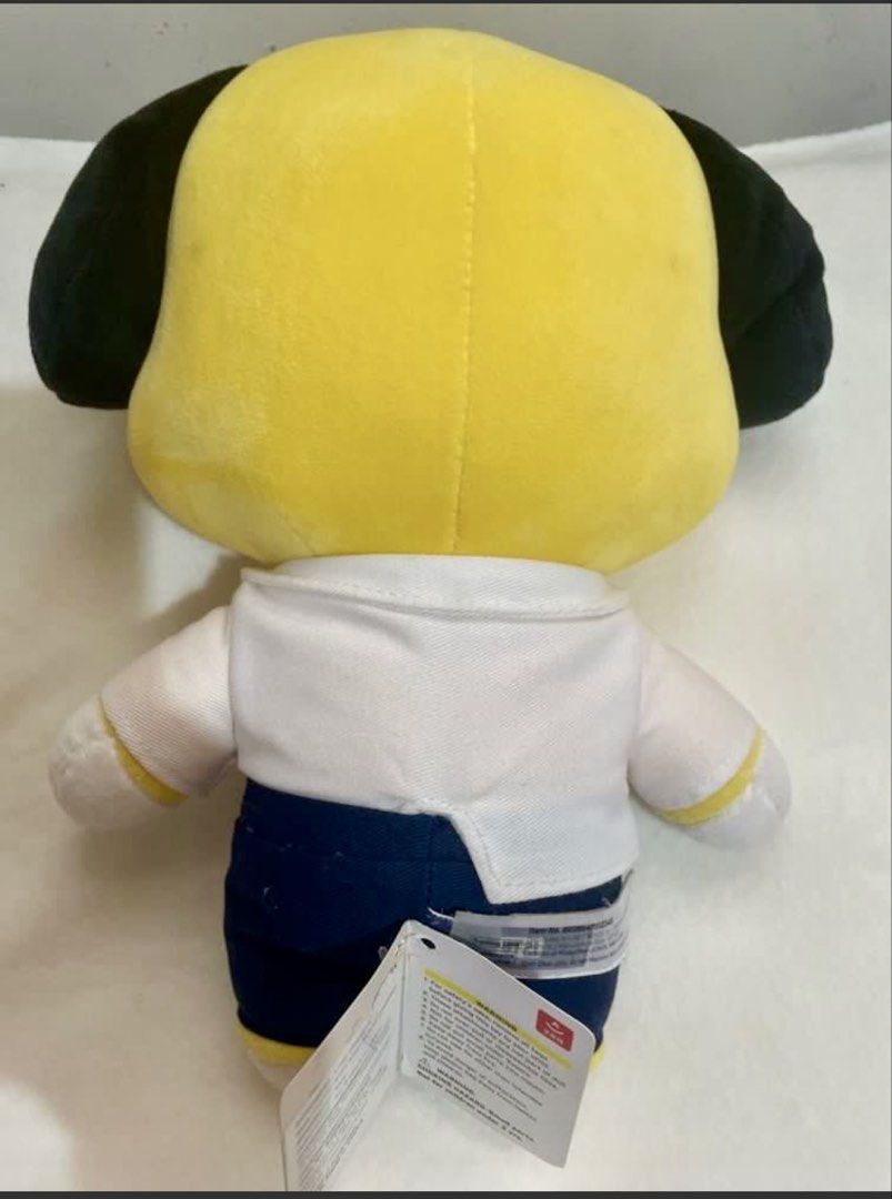 BT21 Chimmy After School Plush Doll (Category: Plushies & Soft Toys) located in Makati City. Submitted by shemiyu (Listing ID 1462029402, Image 3). Description: - Adorable Chimmy plush doll from BT21. - Features a cute school uniform outfit: white shirt, blue shorts, striped tie. - Ideal for BTS fans and collectors. - Brand new with original tags attached..