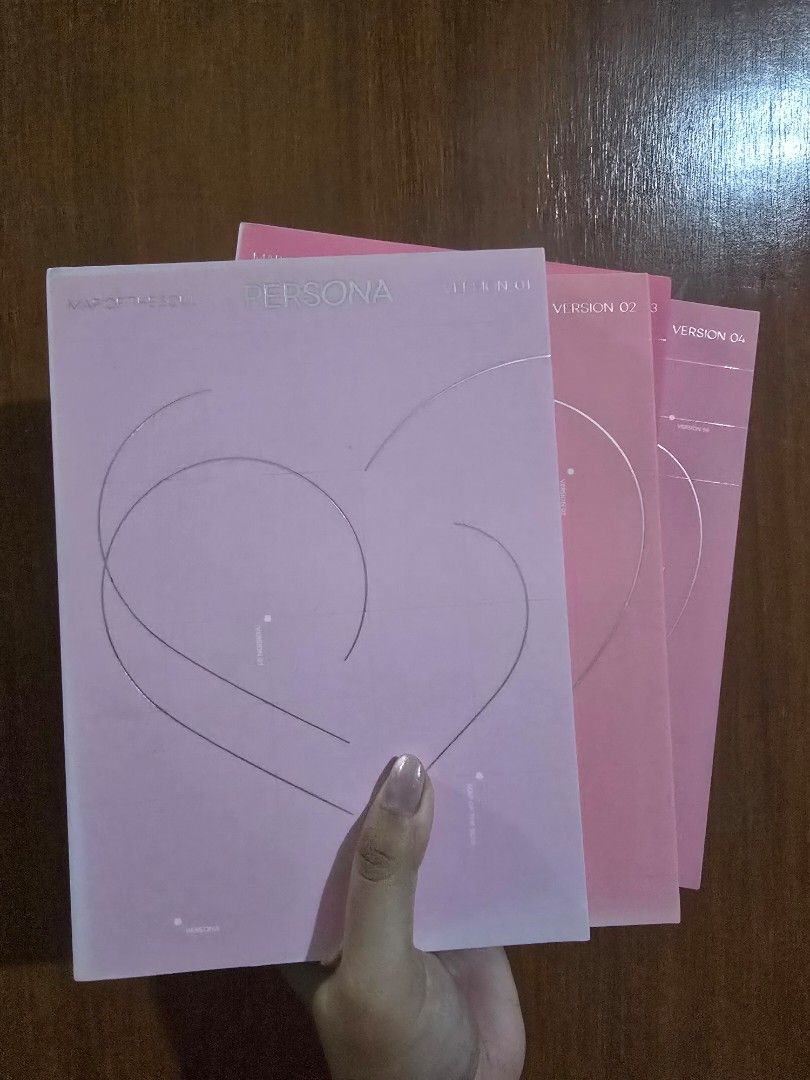 BTS Love Yourself: Answer Persona Ver (Category: K-Wave Merchandise) located in Marikina City. Submitted by kajacartpasabuy (Listing ID 1461968987, Image 1). Description: - BTS Love Yourself: Answer (Korean) - CD, Photobook and OB - Perfect for ARMY collectors! - Php180 each, take all for Php650.