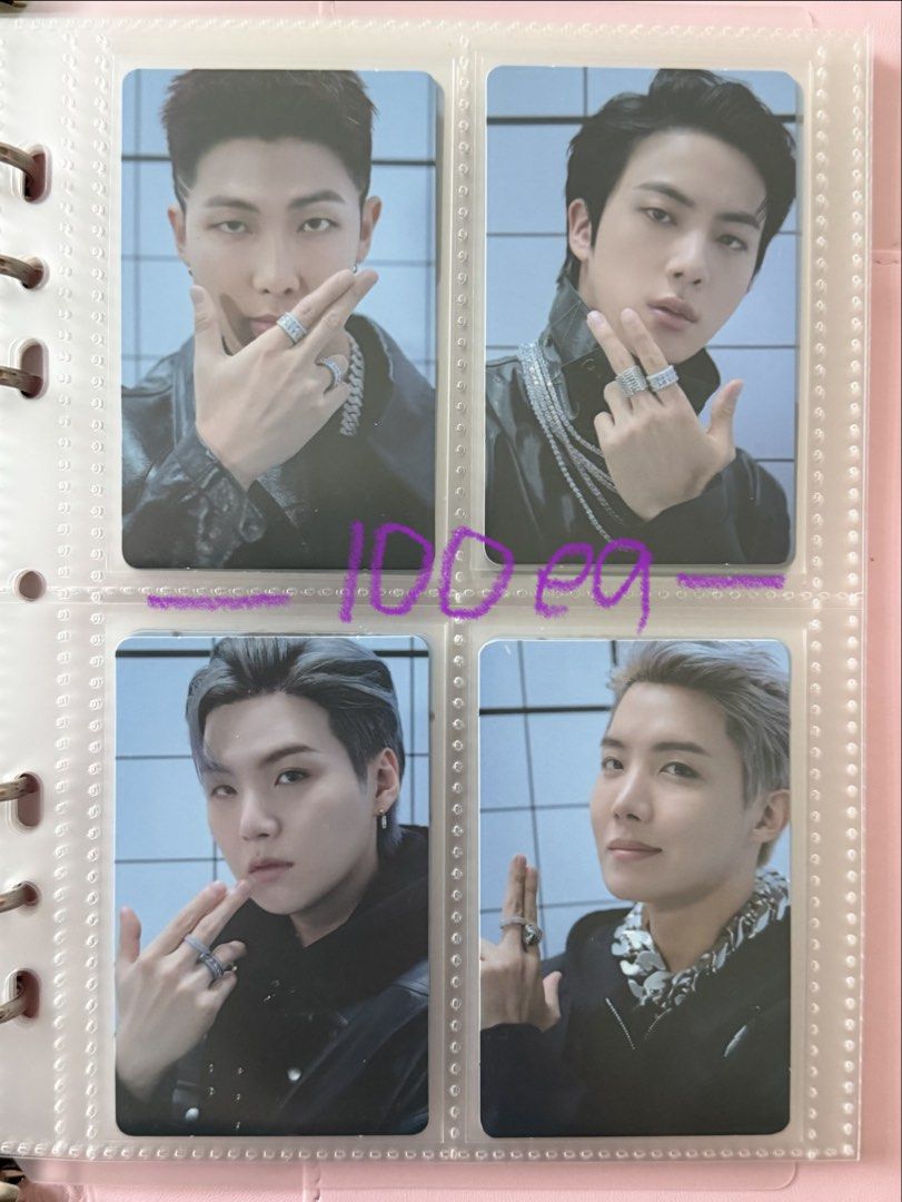 BTS Proof Photocard (Category: K-Wave Merchandise) located in Quezon City. Submitted by kyootae (Listing ID 1461856147, Image 2). Description: DECLUTTERING !! — 100 ea — x sensitive — payo.