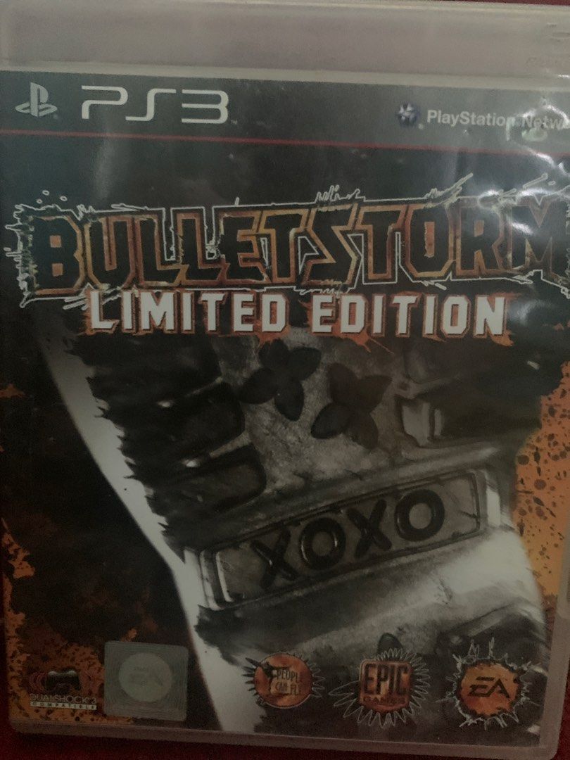 Bulletstorm Limited Edition PS3 Game (Category: PlayStation) located in Makati City. Submitted by emenem.m (Listing ID 1462024707, Image 1). Description: - Bulletstorm Limited Edition for PlayStation 3 - Includes all original game content - Classic action shooter for PS3.