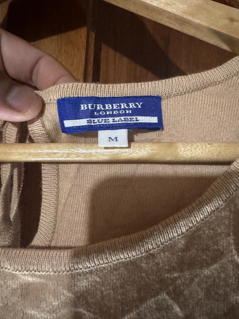 Burberry Blue label Knitted Shirt (Category: Shirts) located in Butuan. Submitted by jdsthrift_22 (Listing ID 1461958399, Image 3). Description: Burberry Blue label knitted Shirt Excellent Condition Color rate 9.8/10 Dimes to be follow.