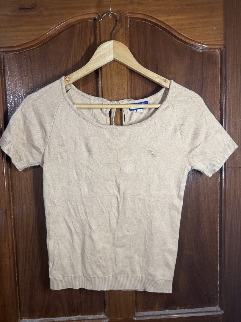 Burberry Blue label Knitted Shirt (Category: Shirts) located in Butuan. Submitted by jdsthrift_22 (Listing ID 1461958399, Image 1). Description: Burberry Blue label knitted Shirt Excellent Condition Color rate 9.8/10 Dimes to be follow.