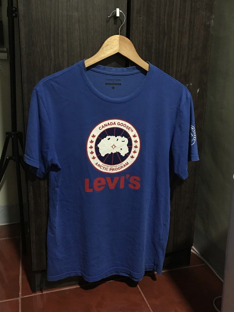 Canada Goose Artic Program X Levi's Shirt (Category: Tshirts & Polo Shirts ) located in Bulacan. Submitted by dailybumps (Listing ID 1461896386, Image 2). Description: 20x27 No issue No fading No crackprint.