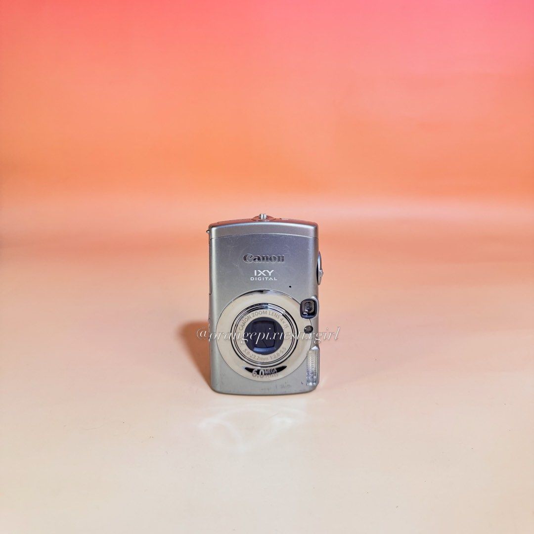 Canon IXY Digital 800 IS Digital Camera (Category: Cameras) located in Bulacan. Submitted by orangepixiestixgirl (Listing ID 1461859802, Image 1). Description: ‼️message me on ig, @orangepixiestixgirl for inquiries and transactions‼️ ‼️CAN’T REPLY HERE‼️ Canon IXY Digital 800 IS Digital Camera 6.0 Megapixels CCD sensor 4x Optical Zoom Flash and Zoom working Still Photos and Video Output. Uses NB-5L Li-ion Battery Uses SD Card for storage Issue: L