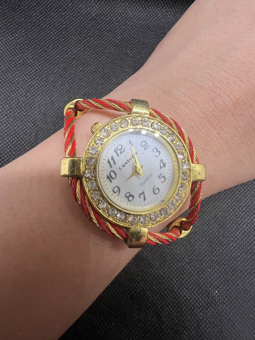 Cansnow Flexible Bangle Quartz ladies watch (Category: Women's Watches) located in Pasig City. Submitted by lailahbeauty (Listing ID 1461975662, Image 2). Description: For sale onhand Cansnow Flexible bangle Japan Quartz ladies Watch. Original Preloved watch direct from Japan. Working product. For more details you can contact me directly for fast transaction. Buy now! I can shipping nationwide! - Brand: Cansnow - Movement: Quartz - Face: White wi
