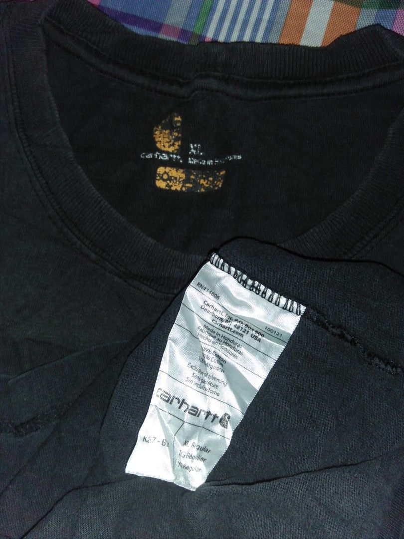 CARHARTT K87 POCKET TEE (Category: Tshirts & Polo Shirts ) located in Cebu City. Submitted by imbapicker (Listing ID 1461934134, Image 2). Description: CARHARTT K87 POCKET TEE SIZE XL WIDTH 26" LENGTH 32" VERY GOOD CONDITION 350 +SHIPP DM IF INTERESTED 📩 LOCATION LAPU-LAPU CITY.