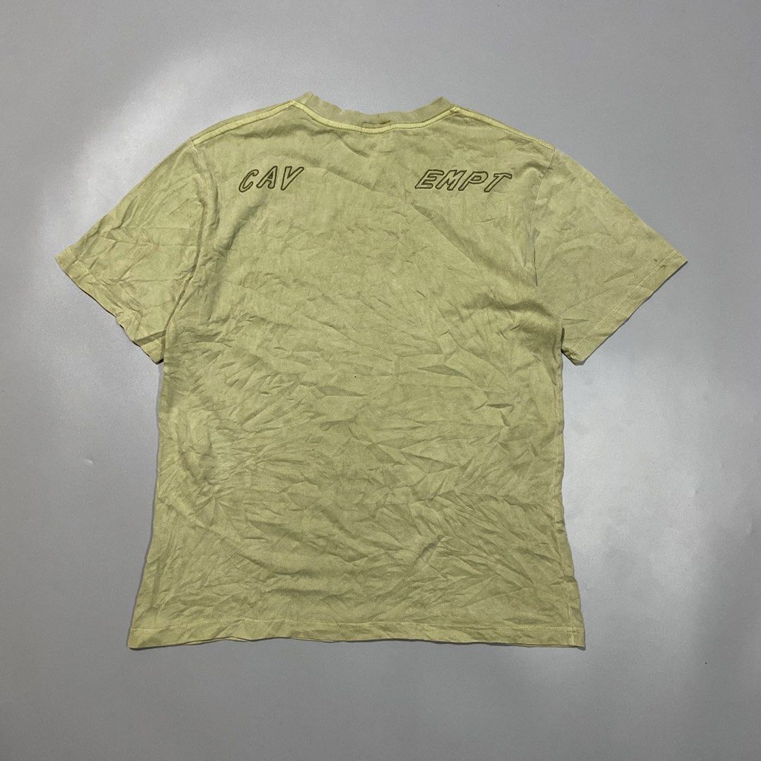 Cav Empt Acid Wash Tee (Category: Formal Shirts) located in Cebu City. Submitted by johngregmoldez03 (Listing ID 1461954941, Image 3). Description: Cav Empt Acid Wash Tee Size: Small on tag Dimension: 20.5 Width / 27 Length Color Rate: 10/10 Excellent Condition - Need Wash Pm📩.
