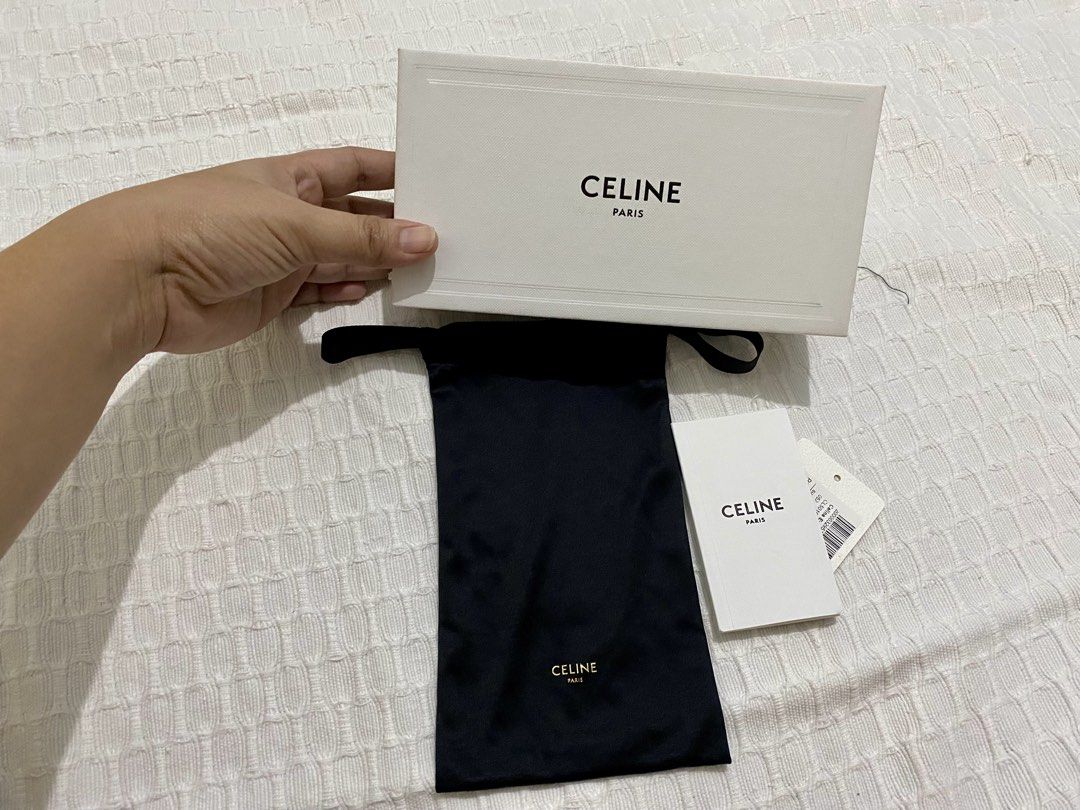 Celine Eyeglass box & dust bag (Category: Luxury Accessories) located in Manila. Submitted by angeliemataro25 (Listing ID 1461847482, Image 2). Description: .