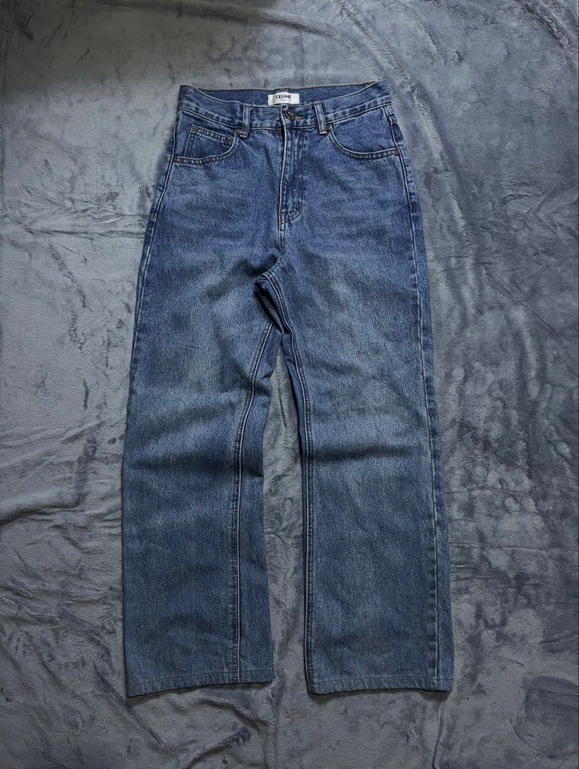 Celine Paris Blue Denim Jeans (Category: Jeans) located in San Pedro. Submitted by classychic.couture (Listing ID 1461959185, Image 1). Description: - straight leg fit - waist 27 - length 38 - excellent condition - no issues - negotiable.