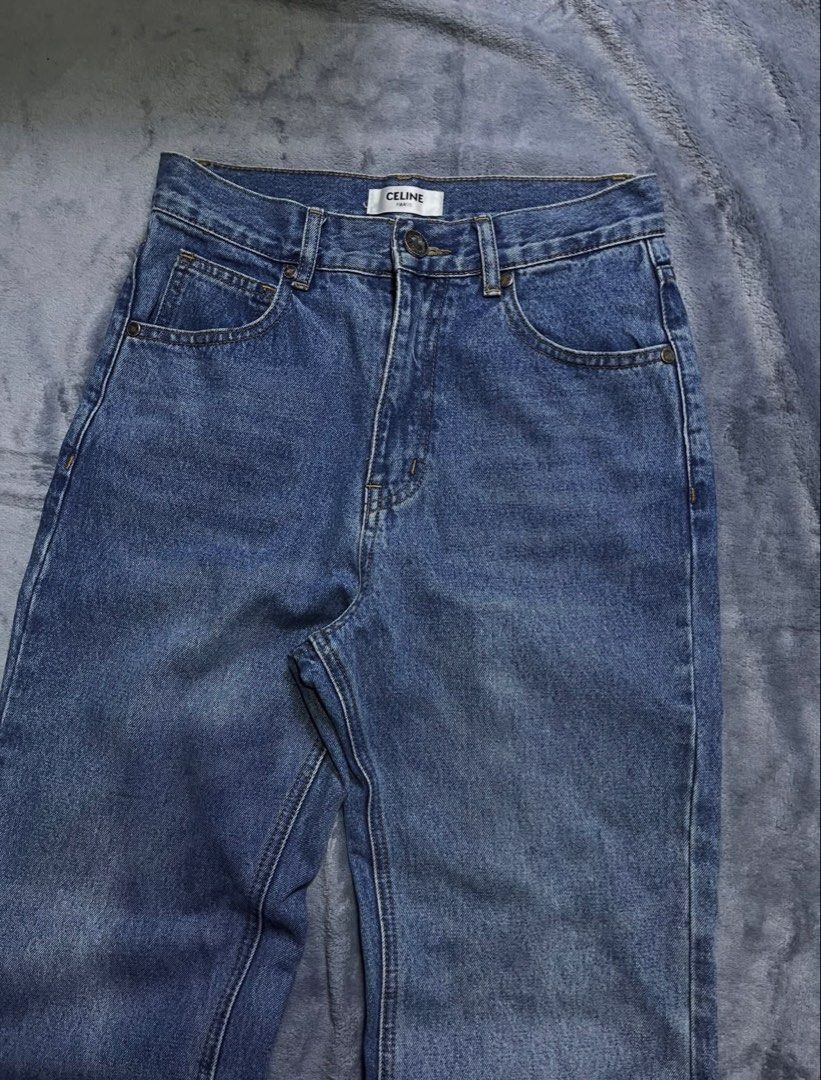 Celine Paris Blue Denim Jeans (Category: Jeans) located in San Pedro. Submitted by classychic.couture (Listing ID 1461959185, Image 3). Description: - straight leg fit - waist 27 - length 38 - excellent condition - no issues - negotiable.