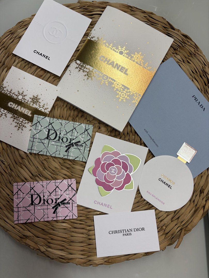 Chanel Dior Prada cards (Category: Luxury Accessories) located in Manila. Submitted by thebookclubz (Listing ID 1461927111, Image 1). Description: .