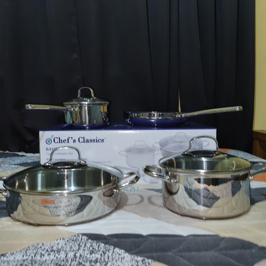 Chef's classics basil 7pcs cookware set (Category: Craft Supplies & Tools) located in Pasig City. Submitted by fast-ship (Listing ID 1461798214, Image 3). Description: .