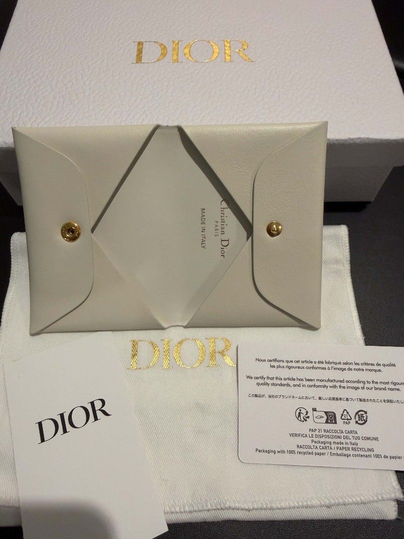 Christian Dior Lucky Card Case (Category: Luxury Bags & Wallets) located in Manila. Submitted by borahaulph (Listing ID 1461859046, Image 3). Description: with original packaging - box and paperbag.