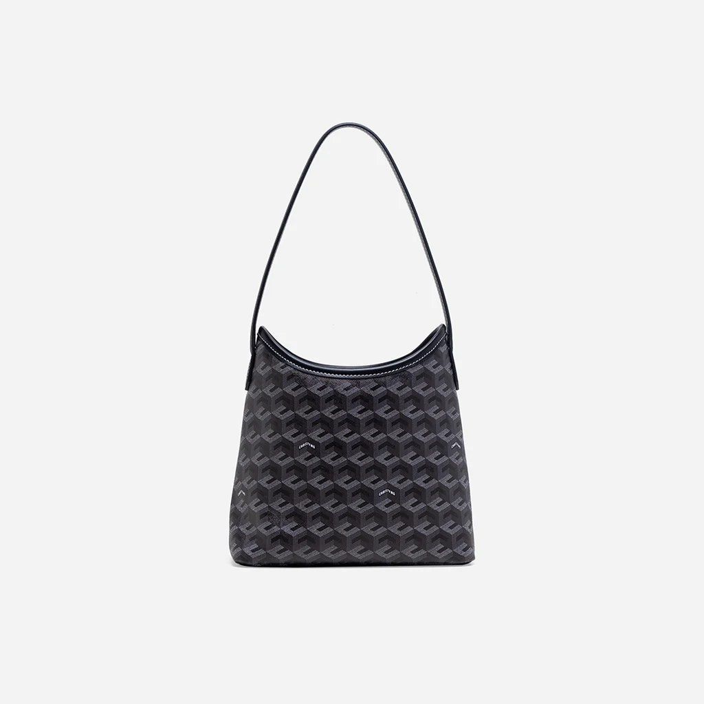 Christy Ng (Category: Luxury Bags & Wallets) located in Makati City. Submitted by shop.jsf (Listing ID 1461997378, Image 1). Description: - Black color with signature all-over print - Coated canvas, vegan leather and other man made materials - Magnetic button closure - Single compartment + Dust bag - Used only twice for events - Size ref: 8.5” (L) x 9” (H) x 4” (W) - Rfs: Got the same bag.
