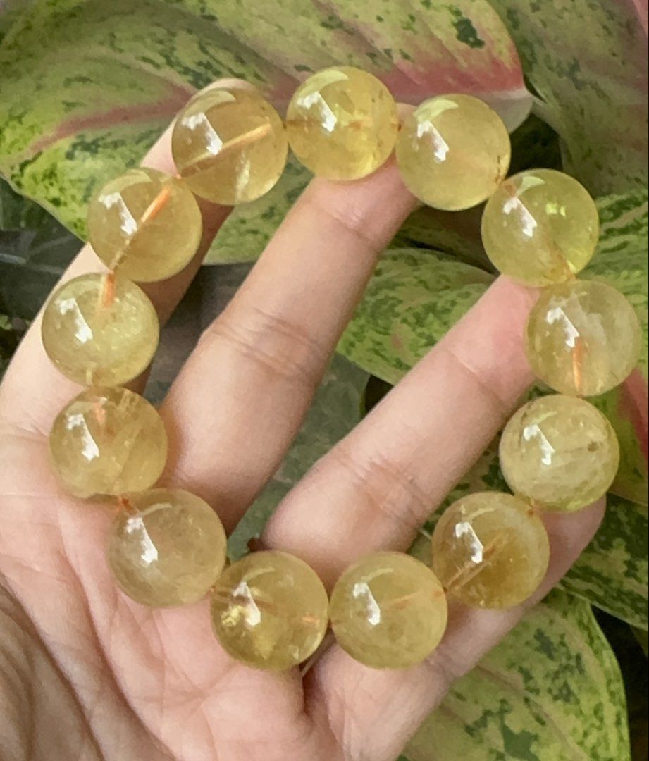 CITRINE 3 BRACELET 🍋 M8_CIT015 (Category: Precious Stones) located in Bulacan. Submitted by selling_low_by_bella_ben (Listing ID 1461798984, Image 2). Description: CITRINE 3 🍋 M8_CIT015 🏷️ 1200 17+ mm 17 cm wrist.
