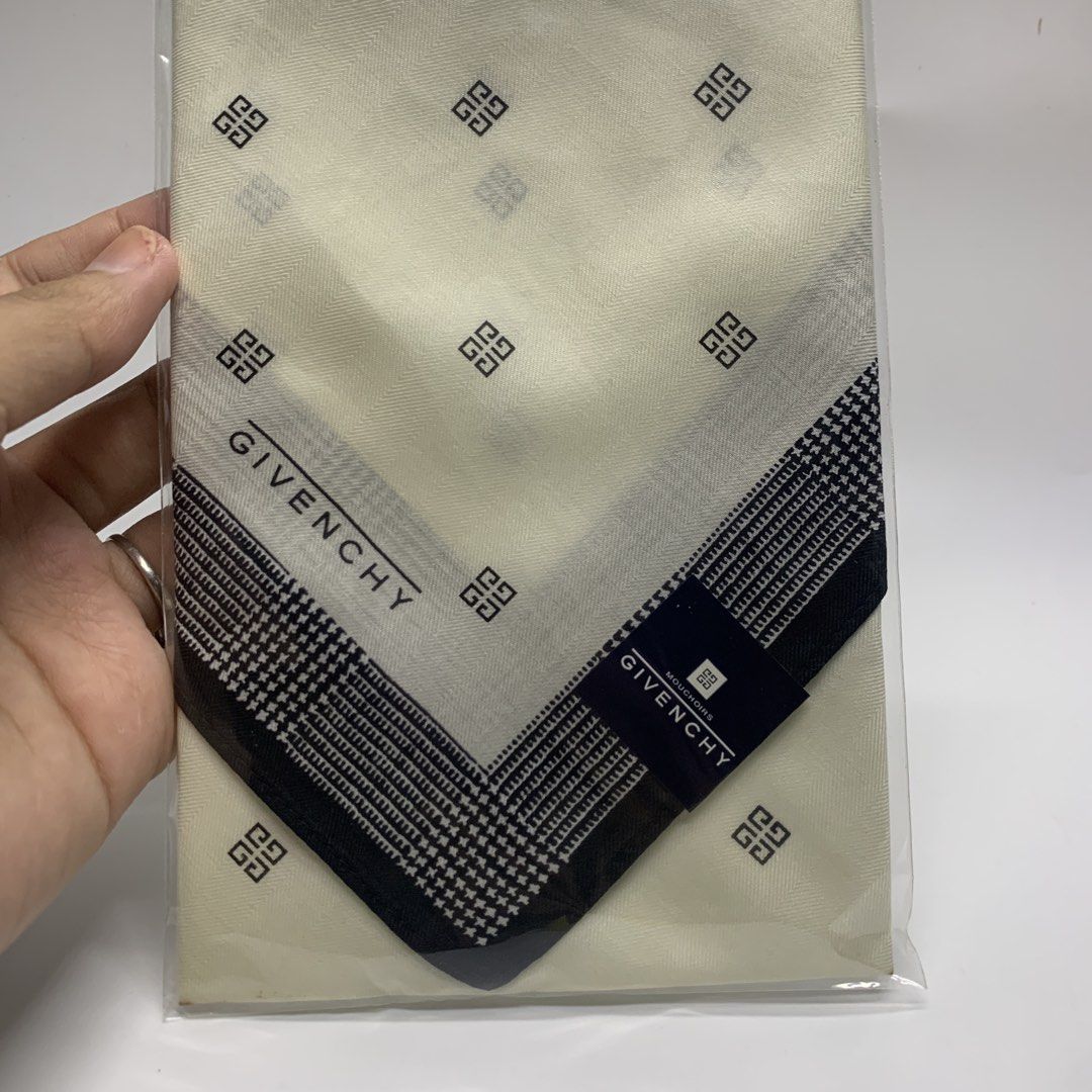 Classic Givenchy Handkerchief (Category: Scarves) located in General Trias. Submitted by shxx_phine (Listing ID 1461932200, Image 2). Description: 📌LP posted, PLS refrain from haggling 📌 all items are japan surplus finds 📌 STRICTLY mine now, pay after invoice 📌 NO RUSH shipping (we ship every tues & fri, depending on our availability) 📌 NO cancellation, return and refunds mod | j&t, lalamove mop | gcash , maribank 📍cavite, ph.