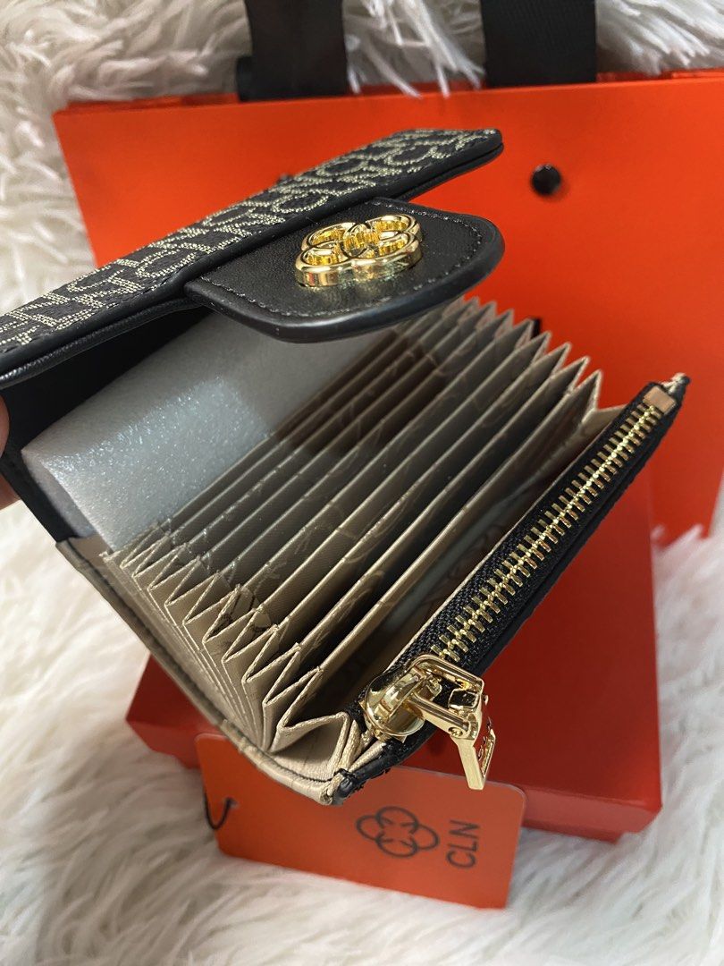 CLN Stacie Card Holder (Category: Wallets & Card holders) located in General Trias. Submitted by aandrcollections (Listing ID 1461547724, Image 3). Description: Description: -Classic flap card holder with 11 card slots -Includes card holder box and cloth pouch 100% authentic.