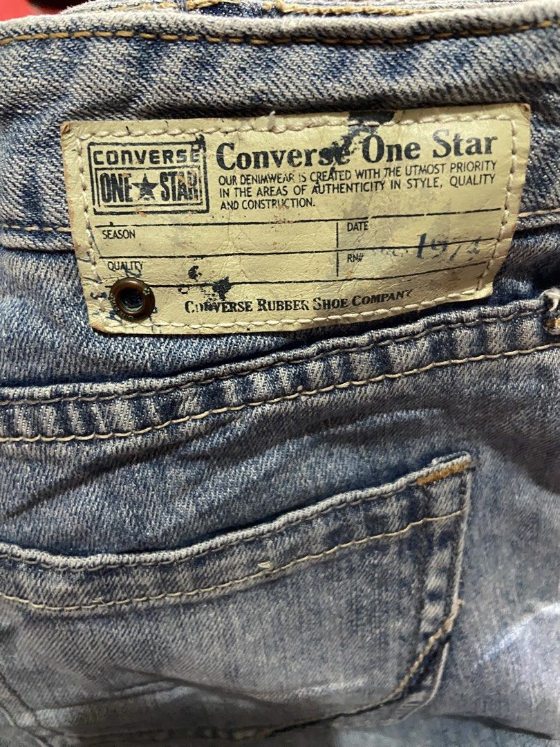 CONVERSE BOOTCUT JEANS (Category: Jeans) located in Abulug. Submitted by binchifinds (Listing ID 1461999715, Image 2). Description: dimes in pic.