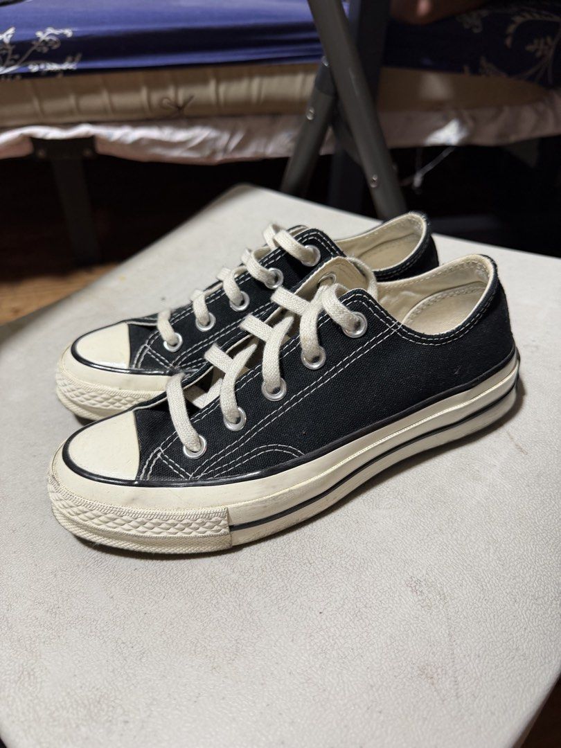 Converse Chuck 70 Low (Category: Sneakers) located in Valenzuela. Submitted by rachmcadams (Listing ID 1461833986, Image 3). Description: Selling for ₱1,800. Negotiable! • Size US M3/W5 • Good as new, madumi lang • Used only 2-3 times • No yellowing • 100% original • Free SF to anywhere in PH RFS: Not my style What you see is what you get! .