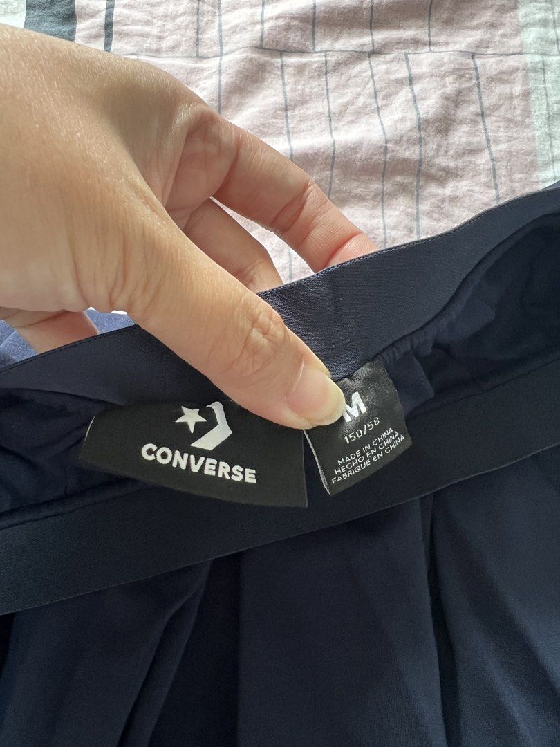 Converse Skirt (Category: Activewear) located in Cebu City. Submitted by barbiejenz_cat (Listing ID 1461844929, Image 3). Description: Used once Medium on tag but runs small Rfs: tight on me.