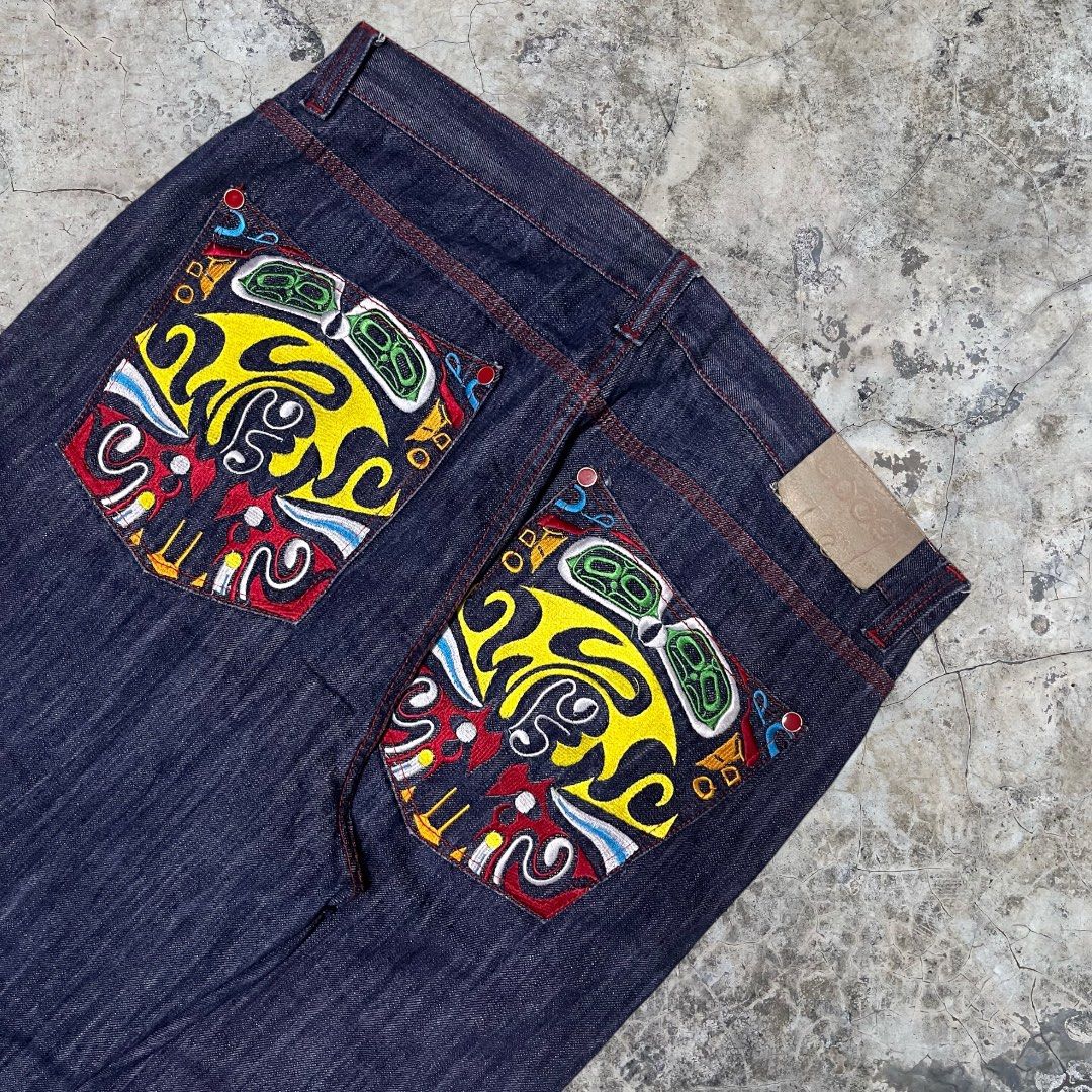 COOGI ABORIGINAL RAW DENIM JEANS (Category: Jeans) located in Manila. Submitted by zstudios69 (Listing ID 1461992985, Image 3). Description: READ READ READ READ READ!!!!! DETAILED PHOTOS ARE POSTED 38 on tag Dimensions: W: 38 L: 45 T: 15 H: 10 Issue(s): NEGOTIABLE DM ME YOUR OFFERS DM FOR DETAILED PICTURES Will give a good deal if you purchase another garment from my account A great piece to add to your fly ass wardrobe SHIPPING MUST BE ALWAYS SH