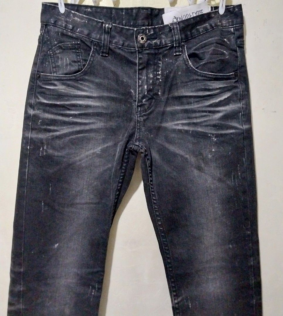 Croxx Black Wash Denim Jeans (Category: Jeans) located in Manila. Submitted by PrinceDani.Clothing (Listing ID 1461850784, Image 3). Description: croxx black denim pants Size 34in waist 44in length excellent condition .