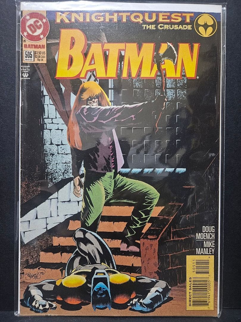 DC Comic Batman #505 (Category: Comics & Manga) located in Mandaluyong City. Submitted by outta.knowhere (Listing ID 1461848909, Image 1). Description: 🚀Batman #505🚀 F- to F/VF P80 ✅Part of Knightfall Saga Part 2: Knightquest.