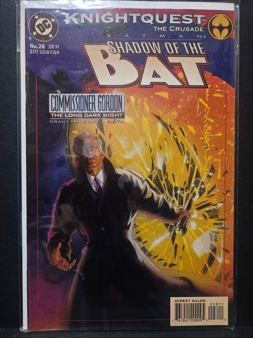 DC Comic Batman Shadow of the Bat #28 (Category: Comics & Manga) located in Mandaluyong City. Submitted by outta.knowhere (Listing ID 1461849812, Image 1). Description: 🚀Shadow of the Bat 28🚀 F- to F/VF P80 ✅Part of Knightfall Saga Part 2: Knightquest Please check and follow our socials/pages for more! FB: /OuttaKnowhereCC IG: @outta.knowhere Carousell: https://www.carousell.ph/u/outta.knowhere/.