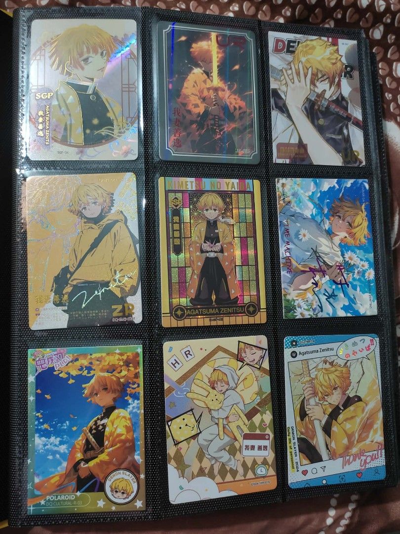 Demon Slayer Zenitsu CCG (Category: Raw Singles) located in Manila. Submitted by summersnowthiings (Listing ID 1461831484, Image 3). Description: 20-100 price range pwede rin magpa bundle or take all.