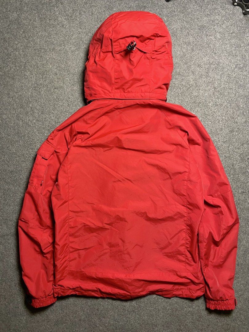 Dickies red Gorpcore windbreaker jacket (Category: Coats, Jackets and Outerwear) located in Cebu City. Submitted by thrifted.john (Listing ID 1461948532, Image 3). Description: Dickies red Gorpcore windbreaker jacket - Legit Authentic - Size S - Removable hood - Dimes: W21 / L26 - Excellent condition - 10/10 colorate & condition - no issue 1,200 Loc: Cebu Unli Vc,Vouch.