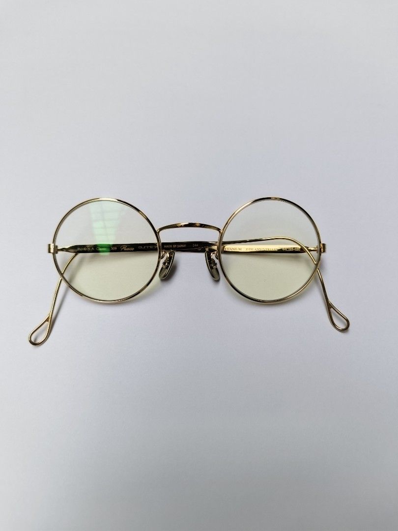 Digna 115 Anniversary Eyeglasses (Category: Sunglasses & Eyewear) located in Quezon City. Submitted by treasuredcollectibles (Listing ID 1461813346, Image 2). Description: Brand: Digna Model: Peace 115th anniversary made in Japan comes with clip on, case and wiper.