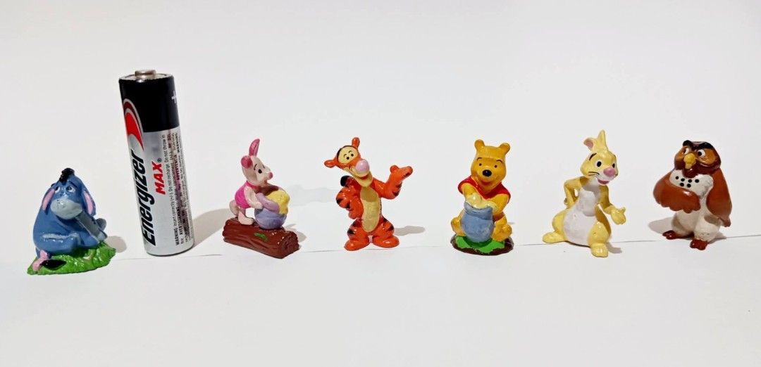 Disney Winnie the Pooh Mini Figures Set (Category: Designer & Blind Box Toys) located in Mandaluyong City. Submitted by winniepeds22722 (Listing ID 1461942173, Image 1). Description: - Set of 6 mini Winnie the Pooh figures - Includes: Pooh, Piglet, Tigger, Eeyore, Rabbit, and Owl - Ideal for collectors - Makes a great gift.